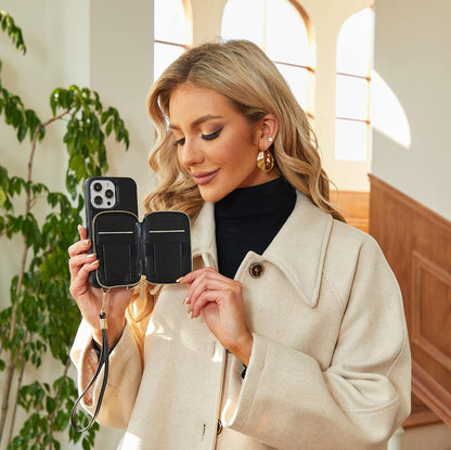 iPhone 13 Series ZVE RFID-Blocking Wallet Case.