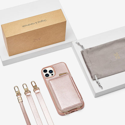 iPhone 13 Series ZVE RFID-Blocking Wallet Case.