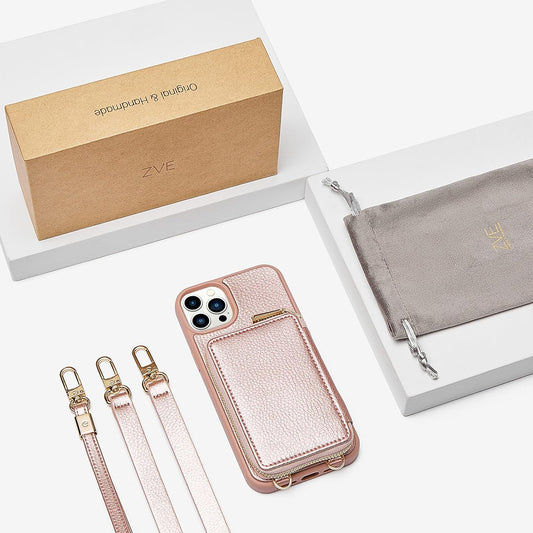 iPhone 13 Series ZVE RFID-Blocking Wallet Case.