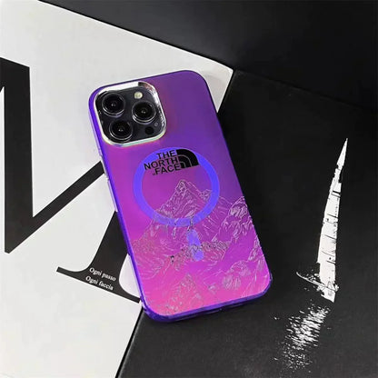 [MAGSAFE] FROSTED LASER SNOW MOUNTAIN IPHONE 15 SERIES CASE