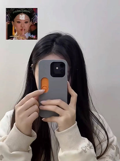 iPhone 14 Series 3D Printed Sliding Middle Finger Phone Case