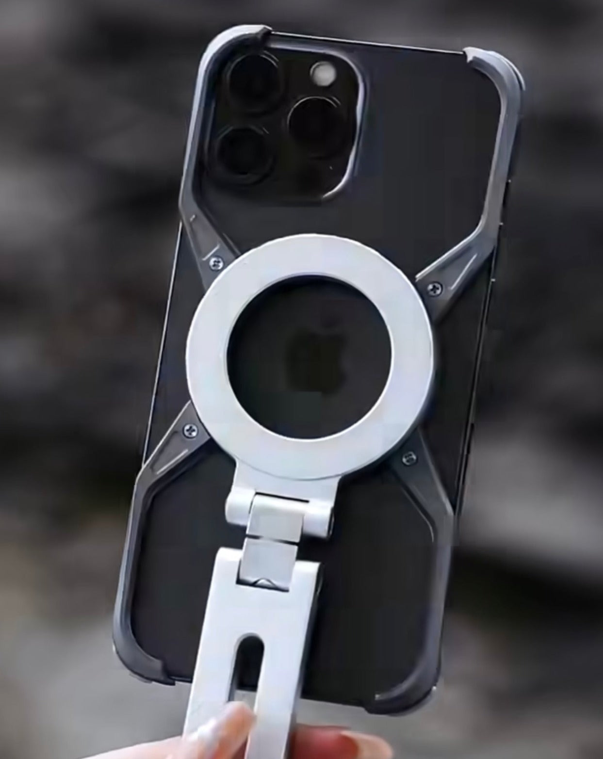 iPhone 14 Series High End Bracket Metal Fulcrum Case