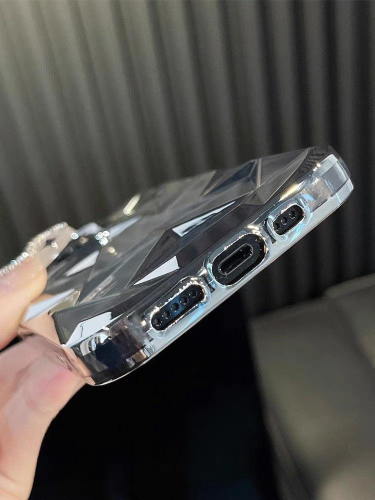 iPhone 14 Series Glitter Three-Dimensional Diamond Mobile Phone Case