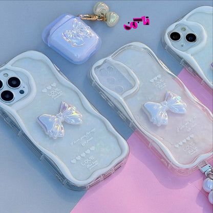 Luxe Bow Charm Case For iPhone 15 Series